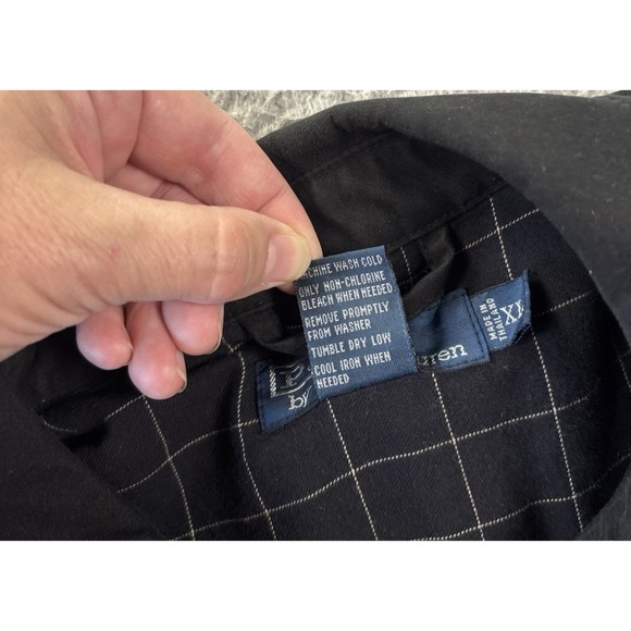 Polo by Ralph Lauren Black Bomber Jacket - Picture 3 of 13